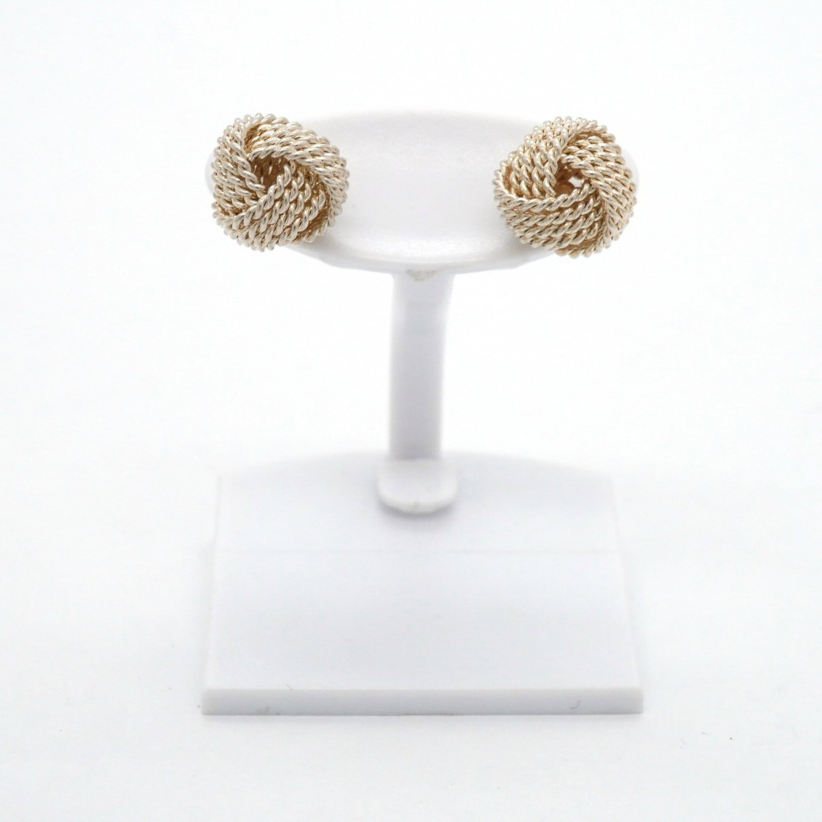 Silver Stud Earrings Tiffany - 2
