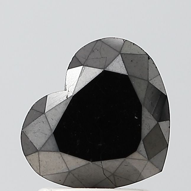 Heart 2.02ct Black VVS2 - Loose Natural Diamond: Heart 2.02ct Black VVS2 - Loose Natural Diamond 2.02ct black diamond with exceptional clarity and polish, boasting an EX symmetry and EX polish. This natural Fancy stone comes loose, allowing for