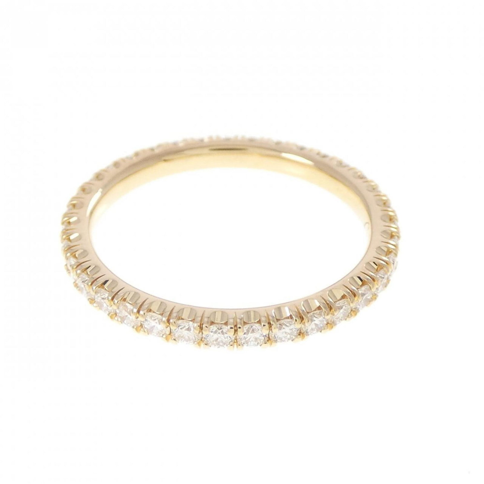 Cartier Band Ring Yellow Gold (18K): Cartier Band Ring Yellow Gold (18K) Cartier Band Ring Yellow Gold (18K) - A stunning band ring featuring diamond accents in yellow gold, crafted to perfection. This 47 US size, 4 band ring boasts a cl