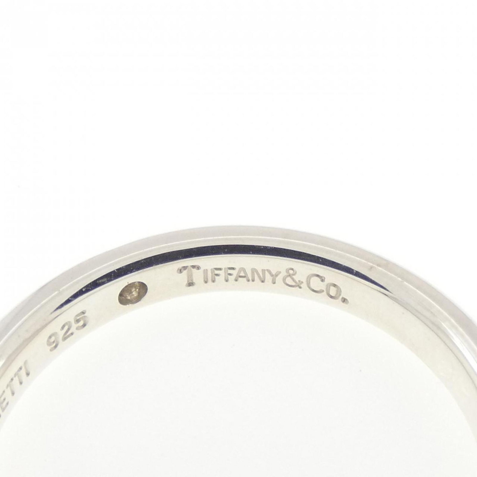 Silver Ring Band Tiffany - 4