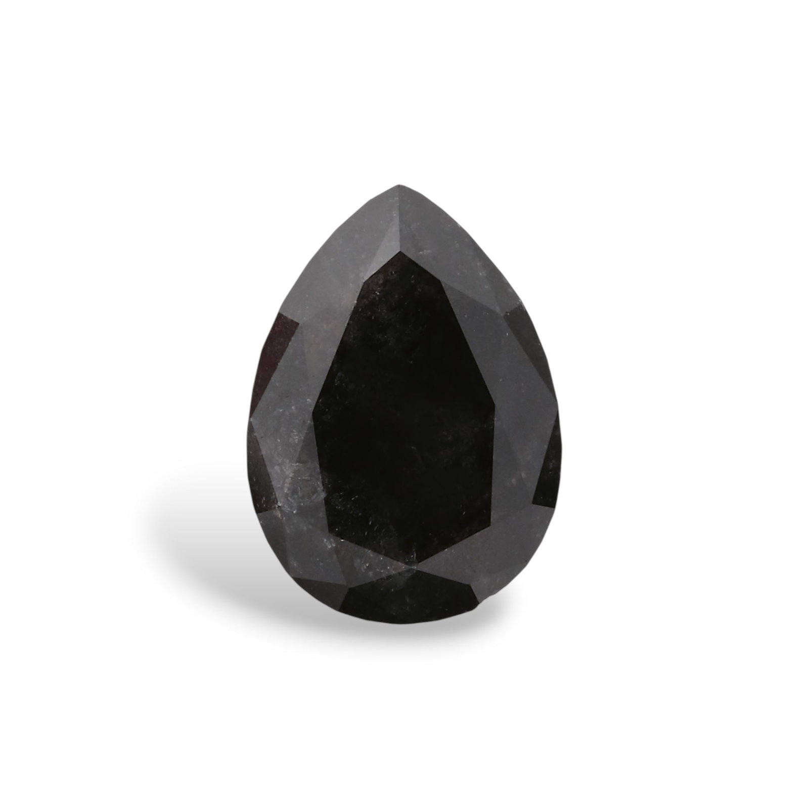 GIA Pear 1.56ct Fancy Black VVS2 - Loose Natural Diamond: GIA Pear 1.56ct Fancy Black VVS2 - Loose Natural Diamond GIA certified Fancy Black VVS2 diamond, measuring 1.56 carats in loose natural form, boasts exceptional clarity and polish with EX symmetry. It