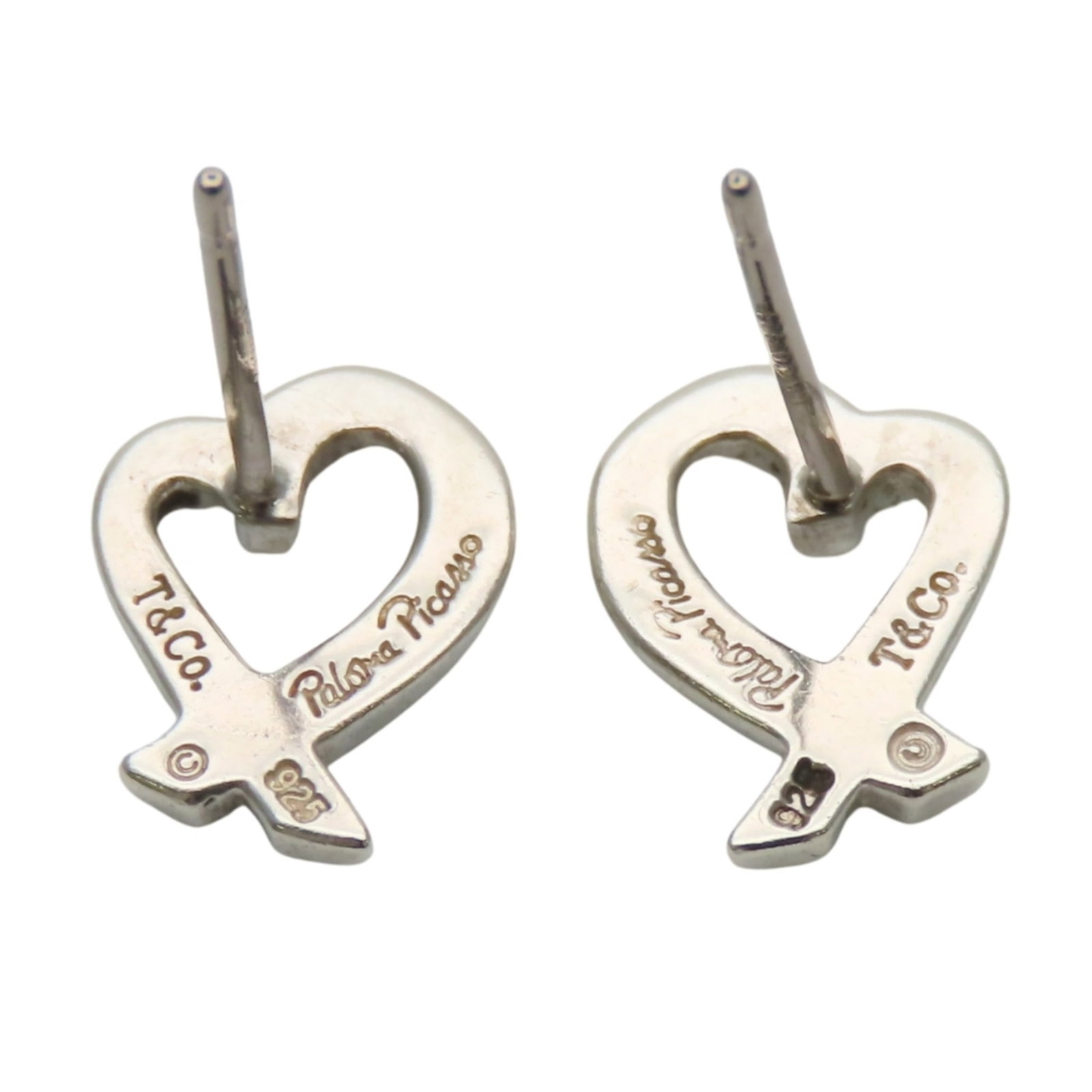 Silver Stud Earrings Tiffany - 4