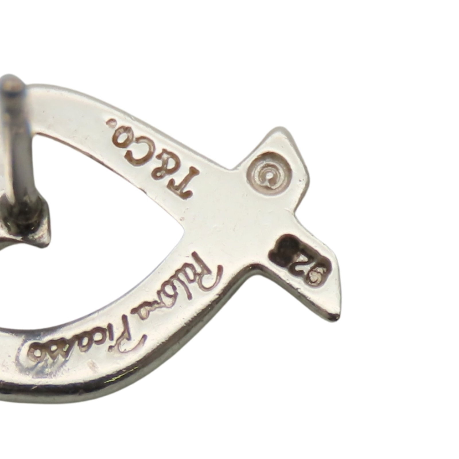 Silver Stud Earrings Tiffany - 7