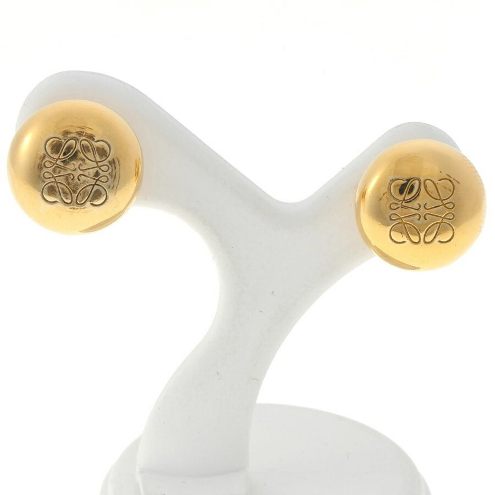 Silver stud earrings by Loewe - 2