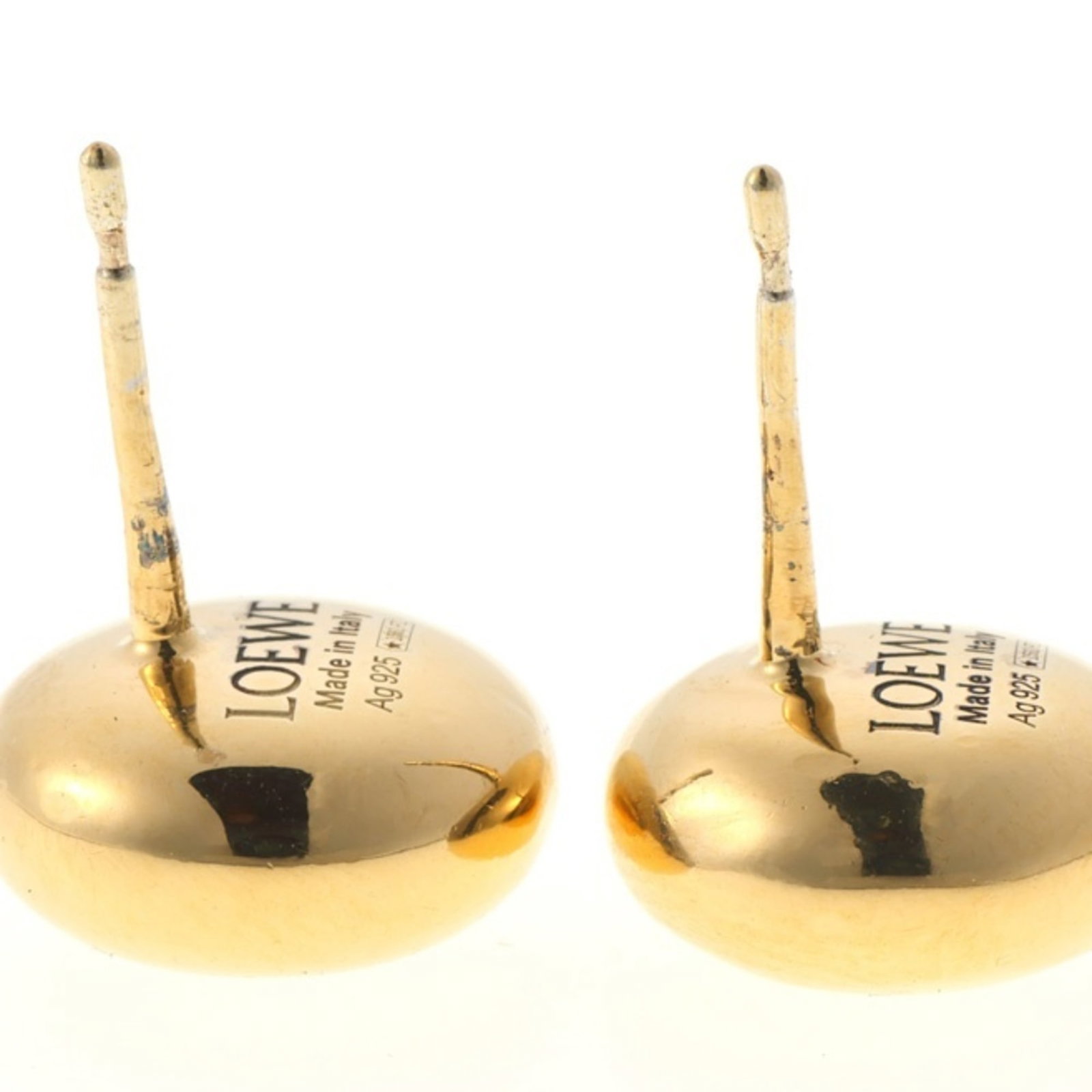 Silver stud earrings by Loewe - 4