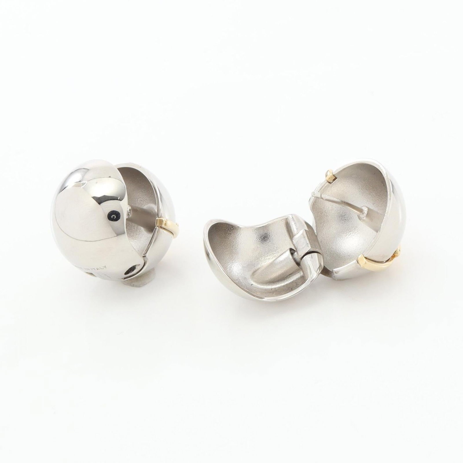 Prada Stud Earrings Gold Plating - 2