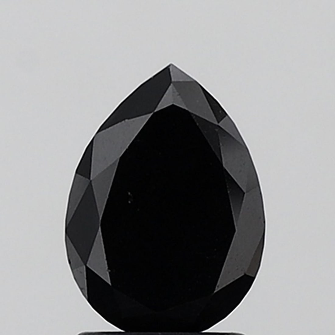 Pear 1.51ct Fancy Black VVS2 - Loose Natural Diamond: Pear 1.51ct Fancy Black VVS2 - Loose Natural Diamond 1.51ct Fancy Black VVS2 - Loose Natural Diamond features exceptional clarity and polish, with EX symmetry and EX polish, making it a standout among
