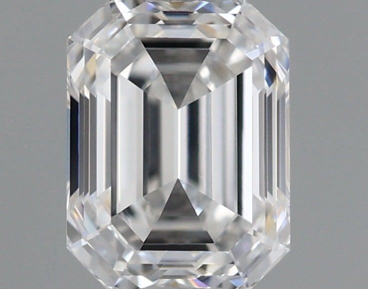 GIA Emerald 0.56ct E VVS1 - Loose Natural Diamond: GIA Emerald 0.56ct E VVS1 - Loose Natural Diamond 0.56ct GIA Emerald VVS1, a natural diamond with exceptional clarity and cut, boasts impressive polish and symmetry. Certified by the Gemological Insti