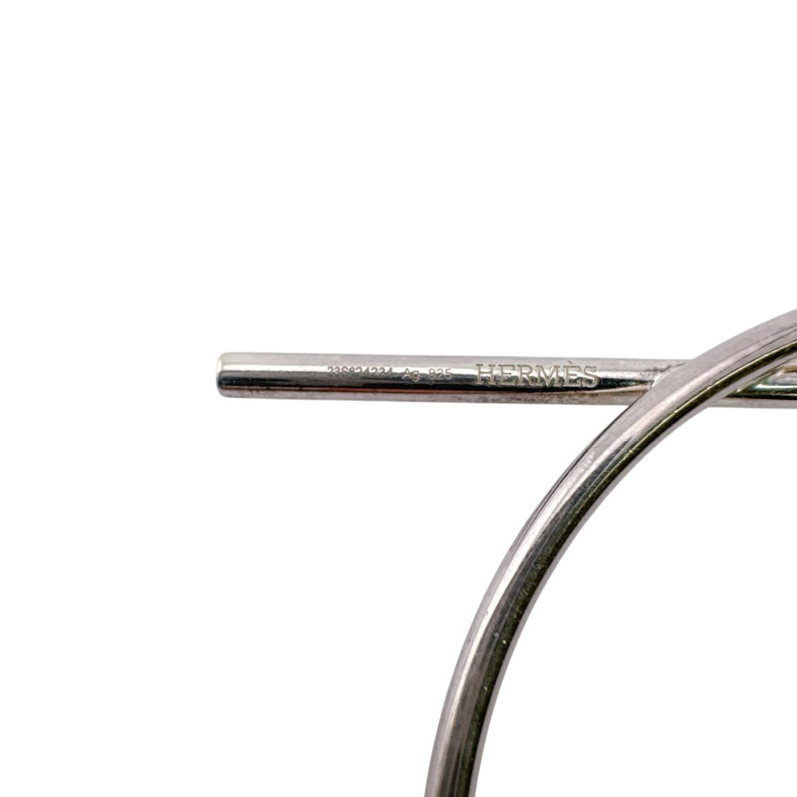 Hermes Stud Silver 925 Earrings - 6