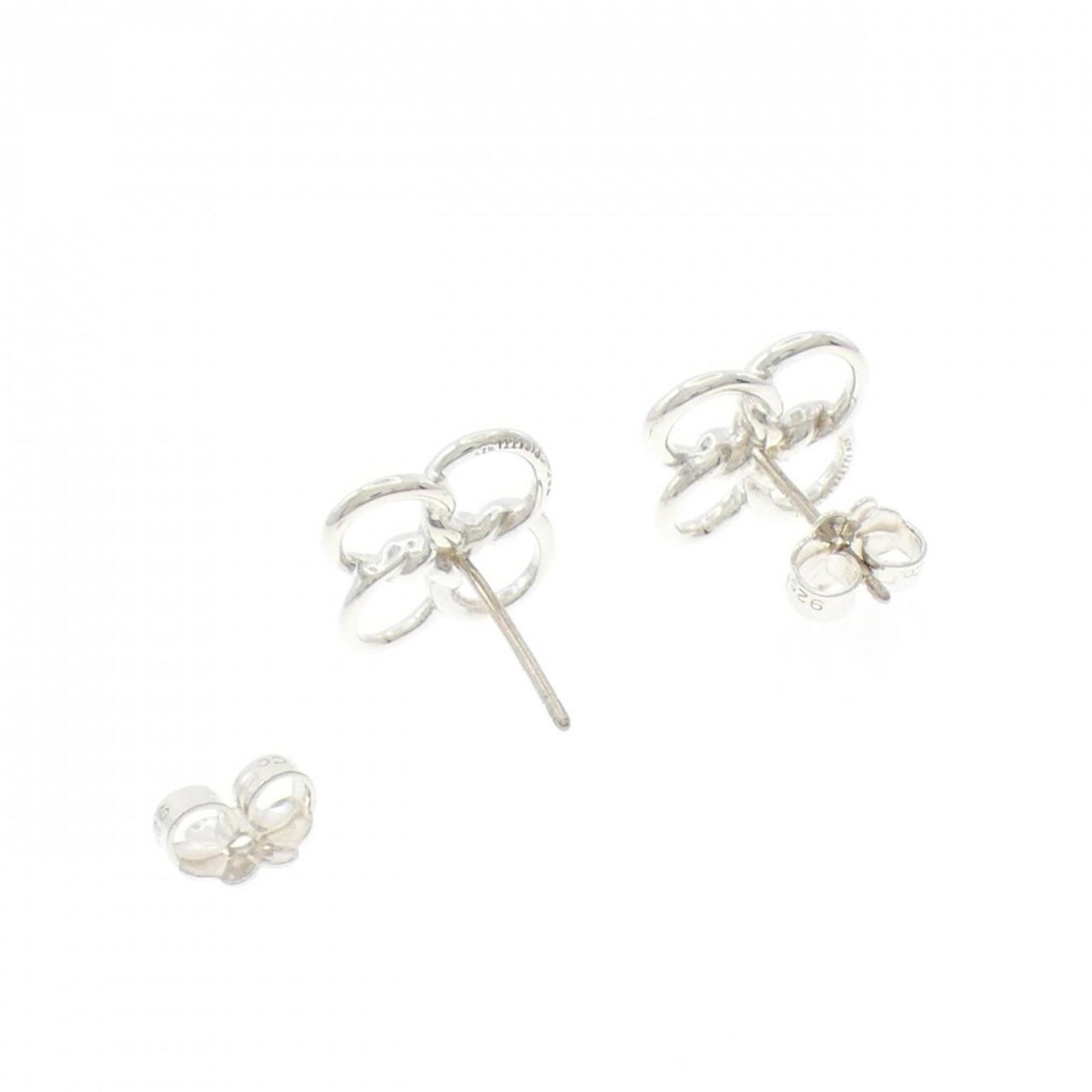 Silver Stud Earrings Tiffany - 3