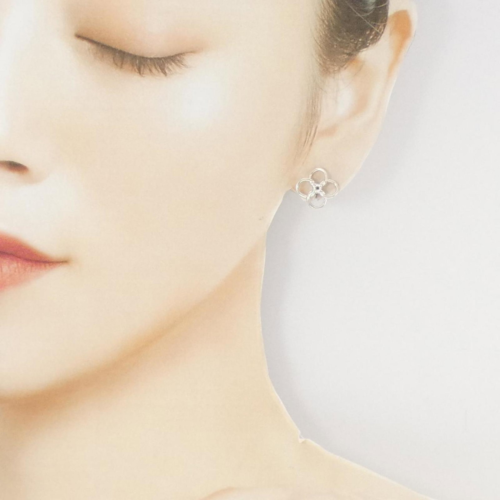 Silver Stud Earrings Tiffany - 4