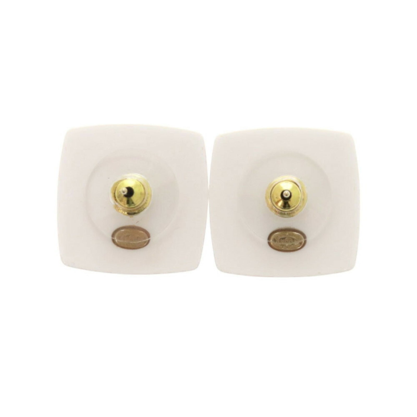 Stud earrings plastic by Chanel - 4