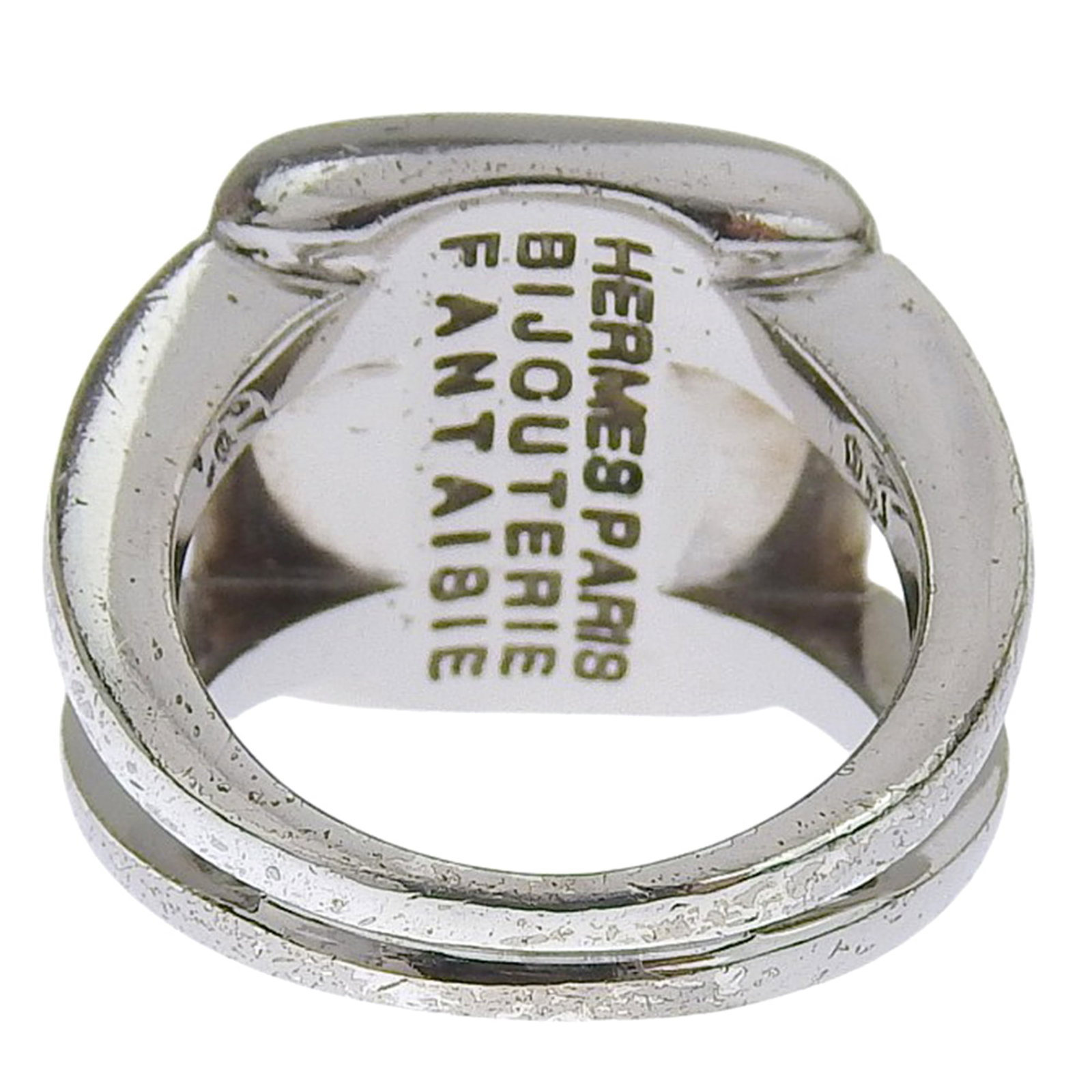 Hermes ring silver shell band 925 - 4