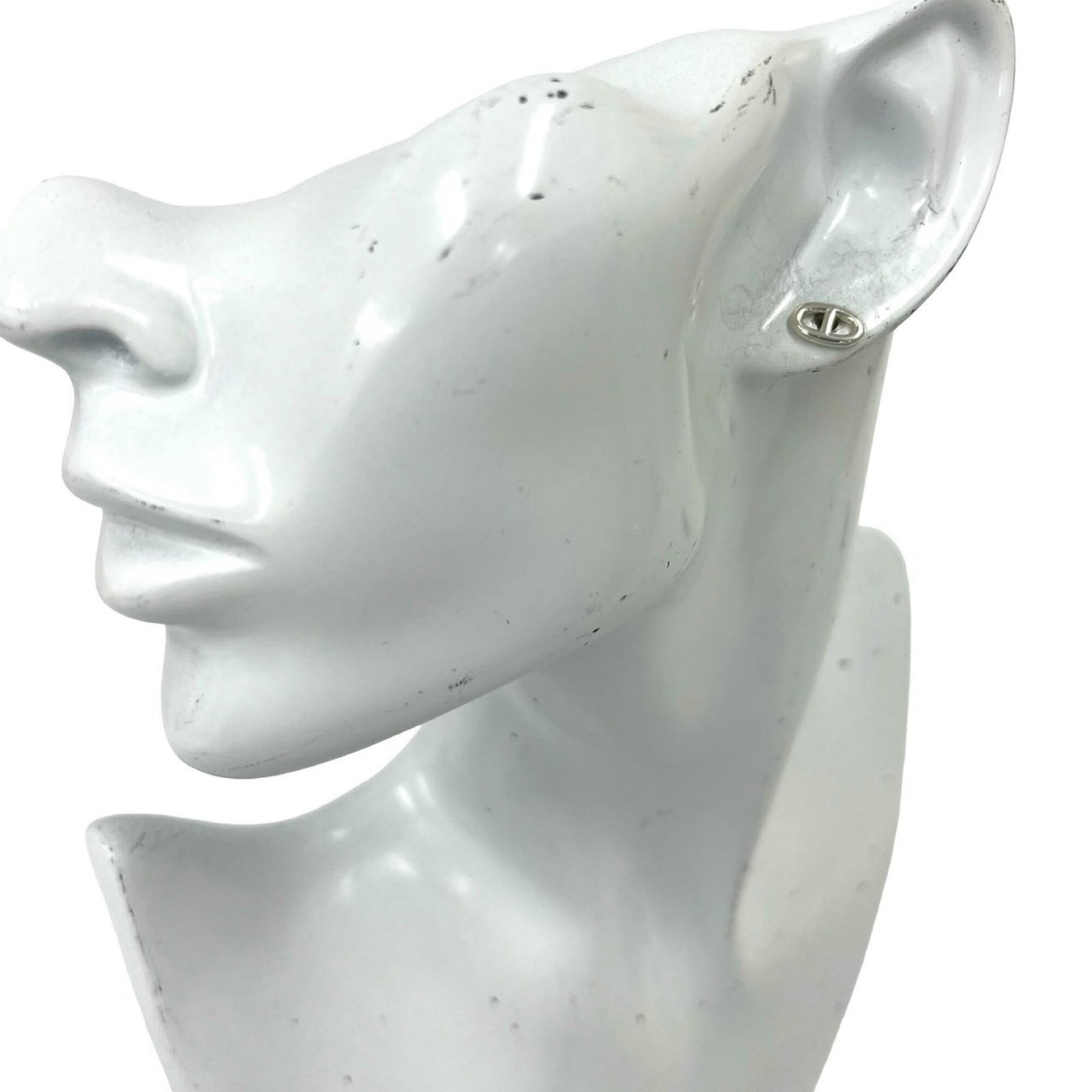 Hermes Stud Silver 925 Earrings - 2