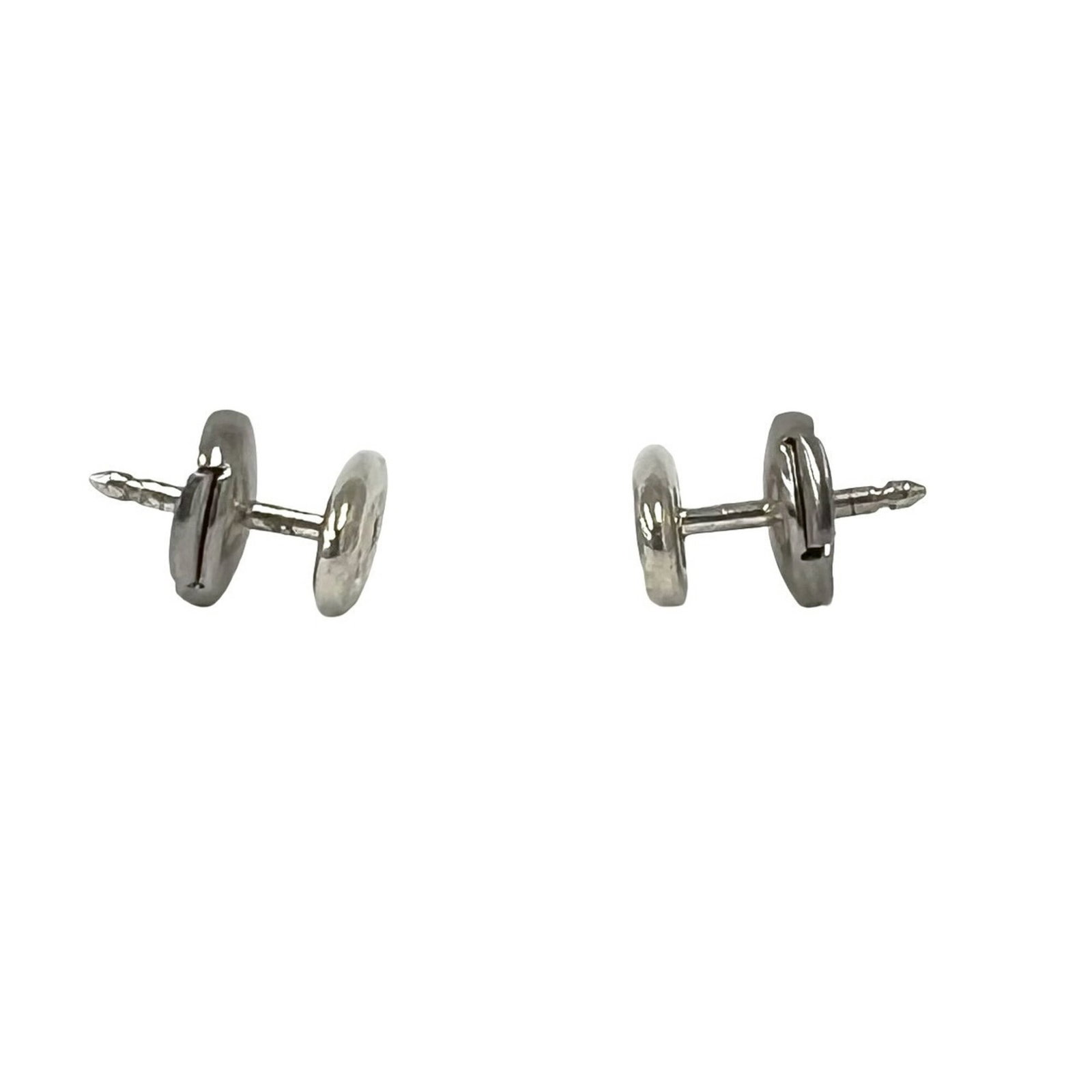 Hermes Stud Silver 925 Earrings - 5