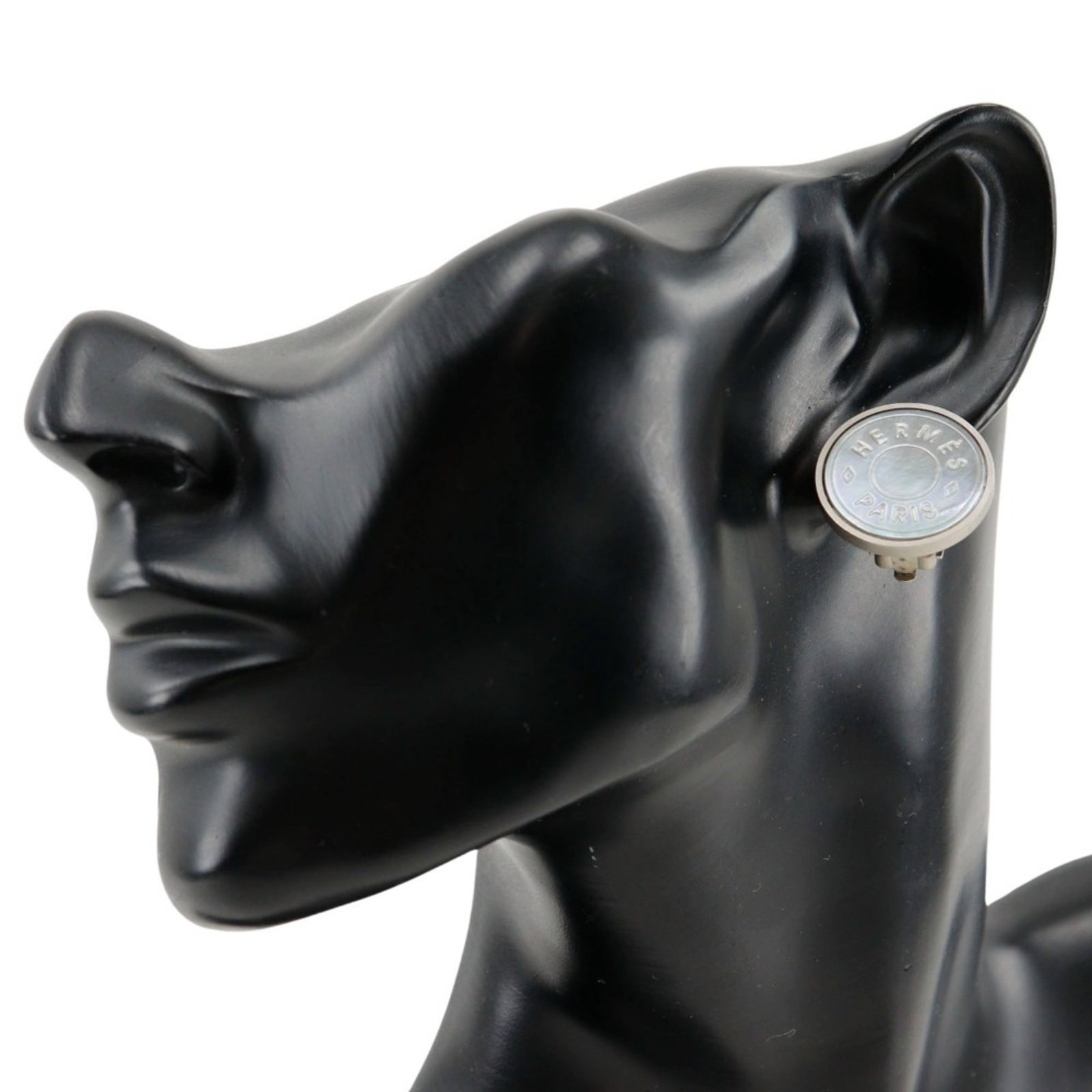 Shell Hermes Clip Earrings - 2