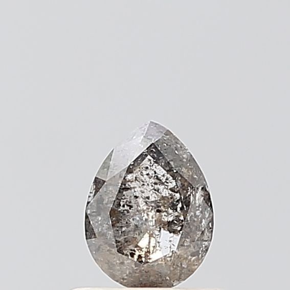 Pear 0.51ct Salt And Pepper VVS2 - Loose Natural Diamond: Pear 0.51ct Salt And Pepper VVS2 - Loose Natural Diamond 0.51ct Salt And Pepper VVS2 - Loose Natural Diamond, showcasing its unique color and clarity characteristics in an EX polished state. This natu