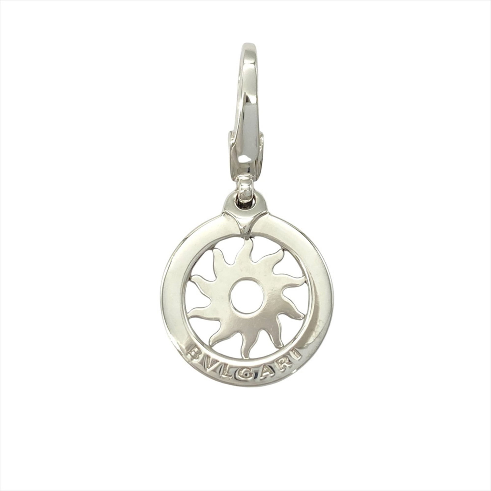 Bulgari Bvlgari Tondo Sun Pendant Top 18Kwg 3.9G White Gold Women'S (1 of 5)