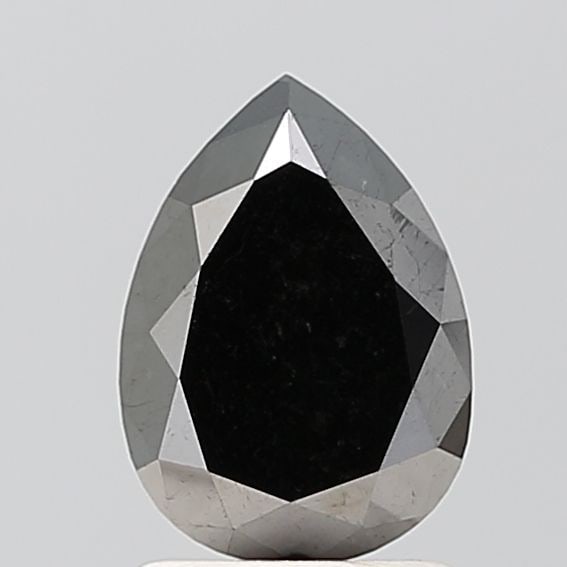 Pear 1.8ct Black VVS2 - Loose Natural Diamond: Pear 1.8ct Black VVS2 - Loose Natural Diamond The pear-shaped black diamond boasts exceptional clarity, with its VVS2 grade indicating minimal inclusions. Its EX polish and symmetry showcase its natur
