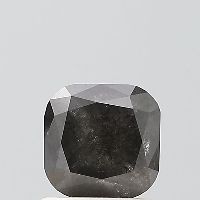 Cushion Brilliant 1.36ct Salt And Pepper VVS2 - Loose Natural Diamond: Cushion Brilliant 1.36ct Salt And Pepper VVS2 - Loose Natural Diamond 1.36ct Salt And Pepper VVS2 - Loose Natural Diamond, certified NONE, with EX symmetry and polish, offering a unique natural beauty
