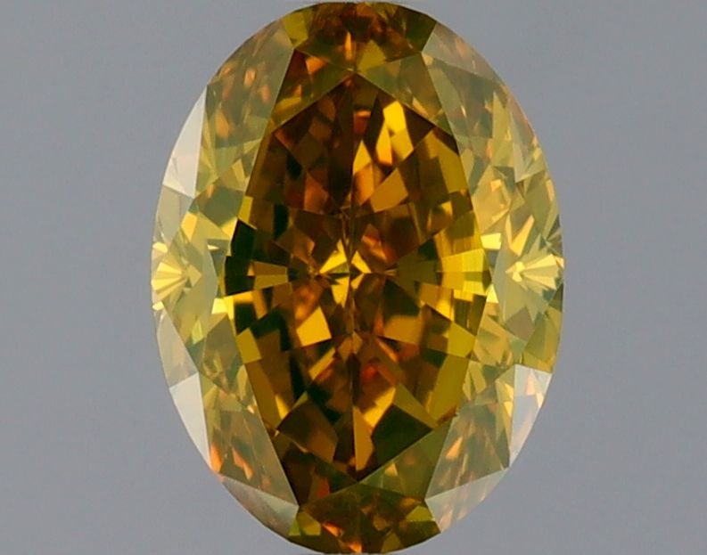 GIA Oval 1.14ct Fancy Deep Brownish Orangey Yellow VVS2 - Loose Natural Diamond: GIA Oval 1.14ct Fancy Deep Brownish Orangey Yellow VVS2 - Loose Natural Diamond GIA certifies this oval cut diamond with a vibrant Fancy Deep Brownish Orangey Yellow color, showcasing exceptional clar