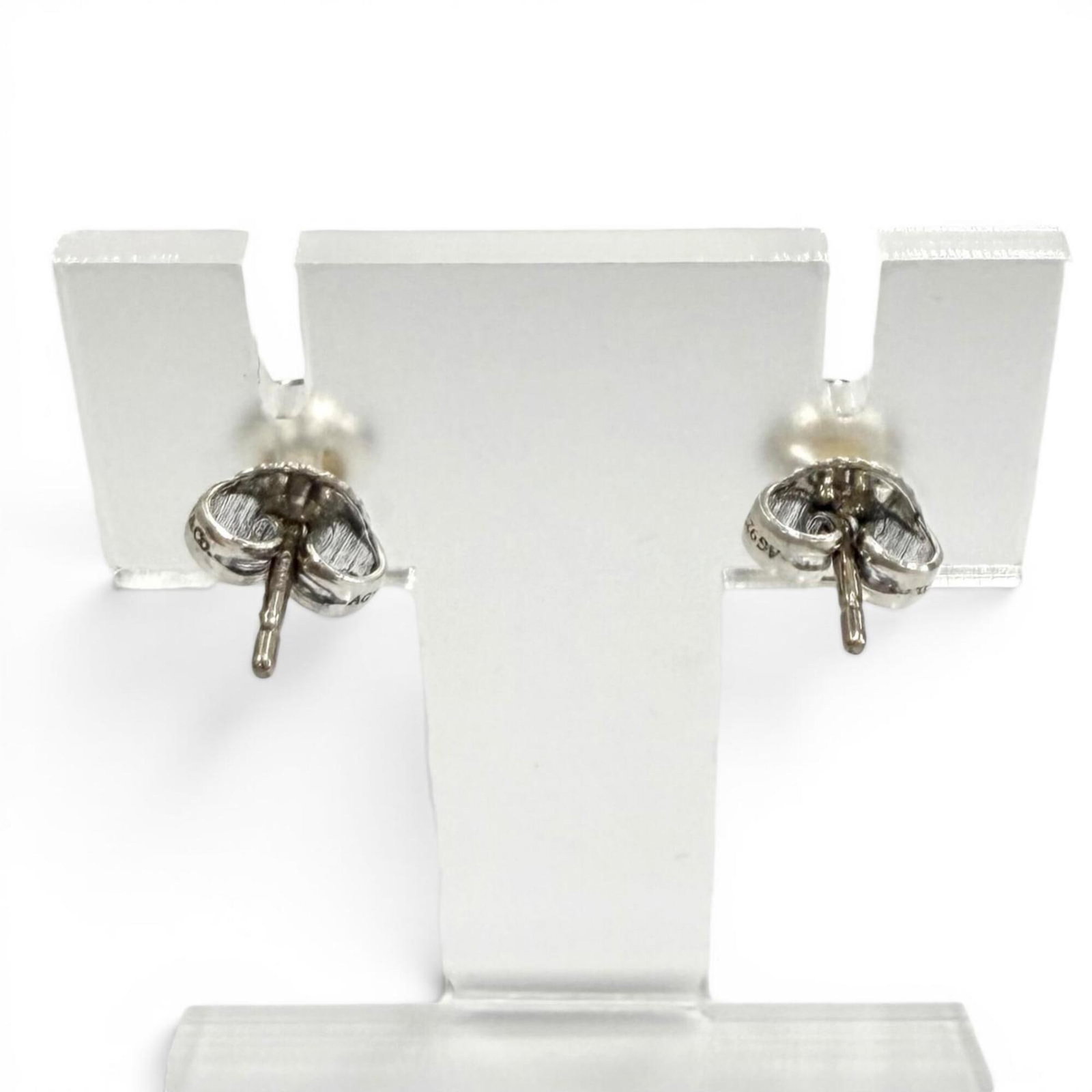 Silver Stud Earrings Tiffany - 3