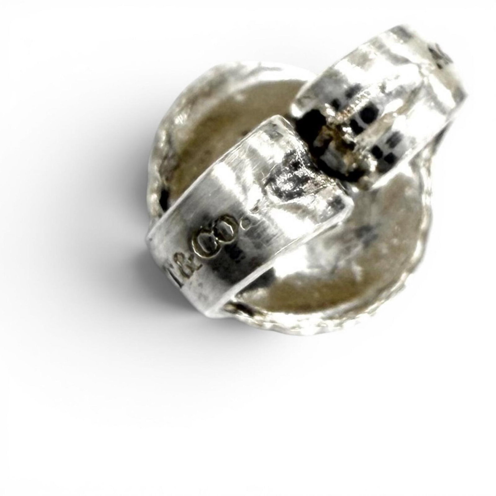 Silver Stud Earrings Tiffany - 4