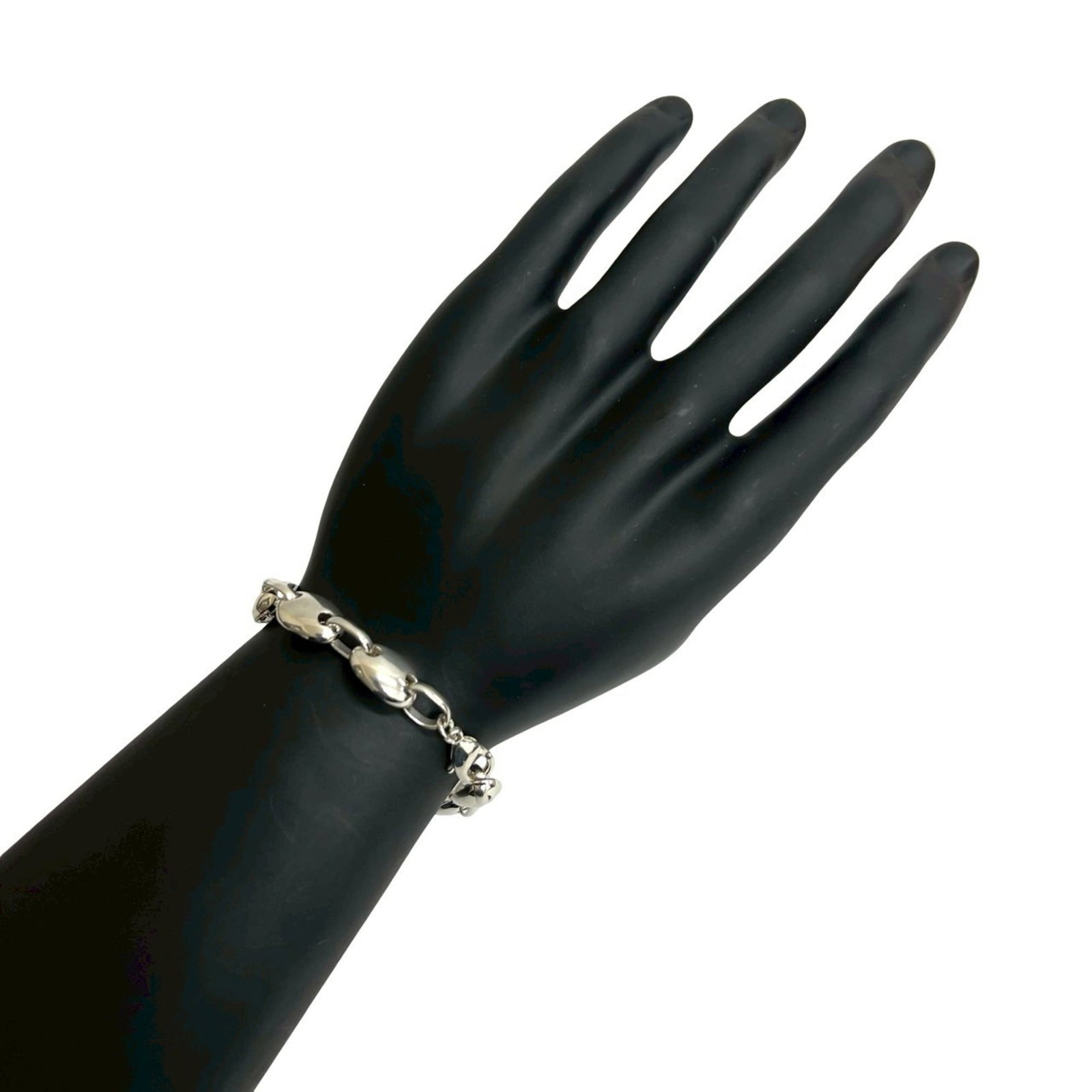 Link bracelet silver 925: Link bracelet silver 925 Silver 925 link bracelet with a sleek, modern design. Made from high-quality silver alloy, this 19cm long chain offers a versatile and stylish accessory for everyday wear. Its
