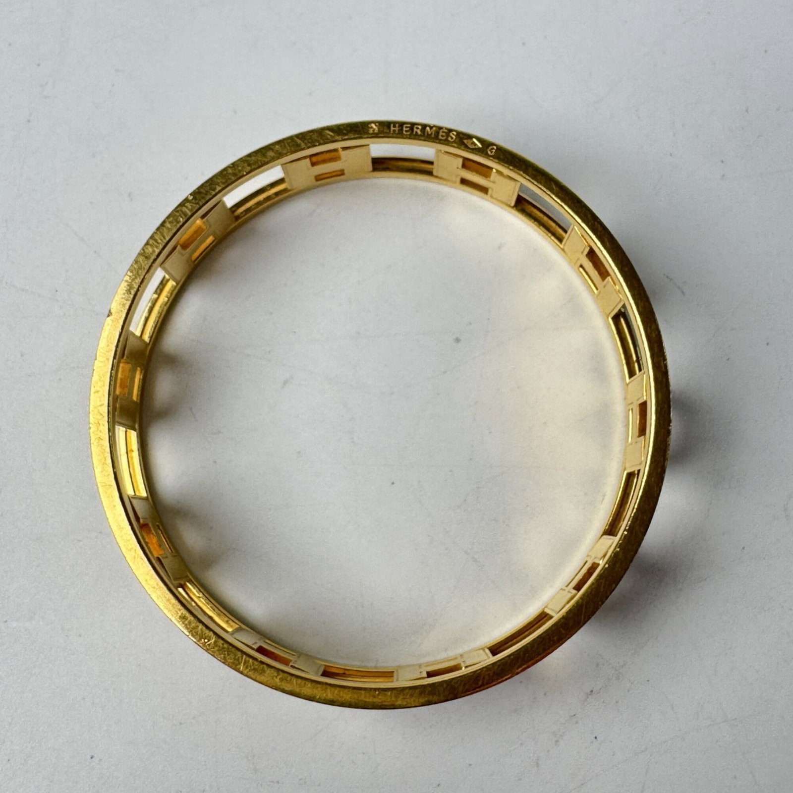Hermes Bangle Enamel Gold Plating - 5
