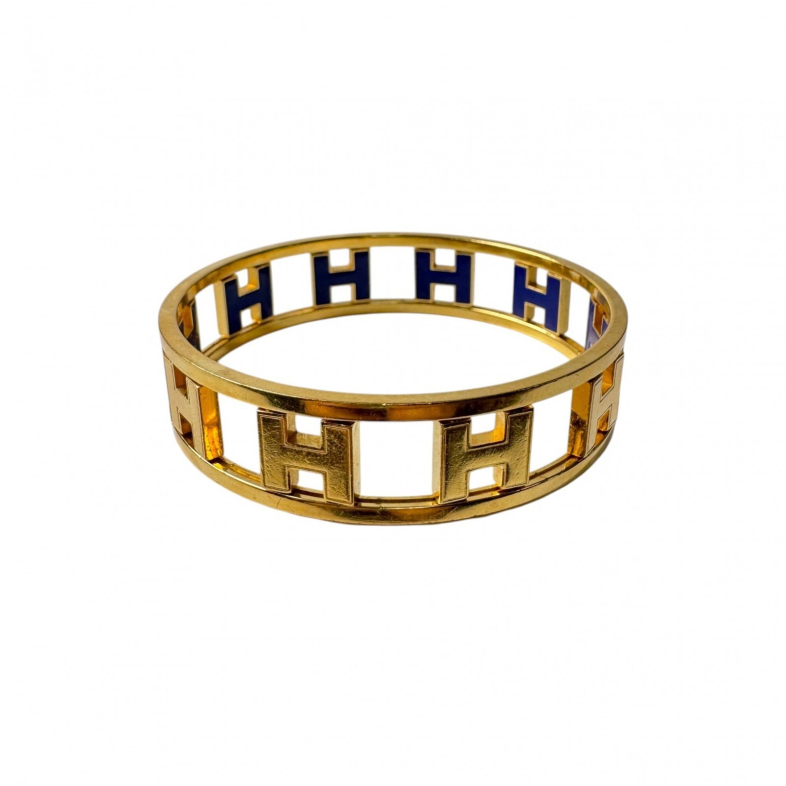 Hermes Bangle Enamel Gold Plating - 6