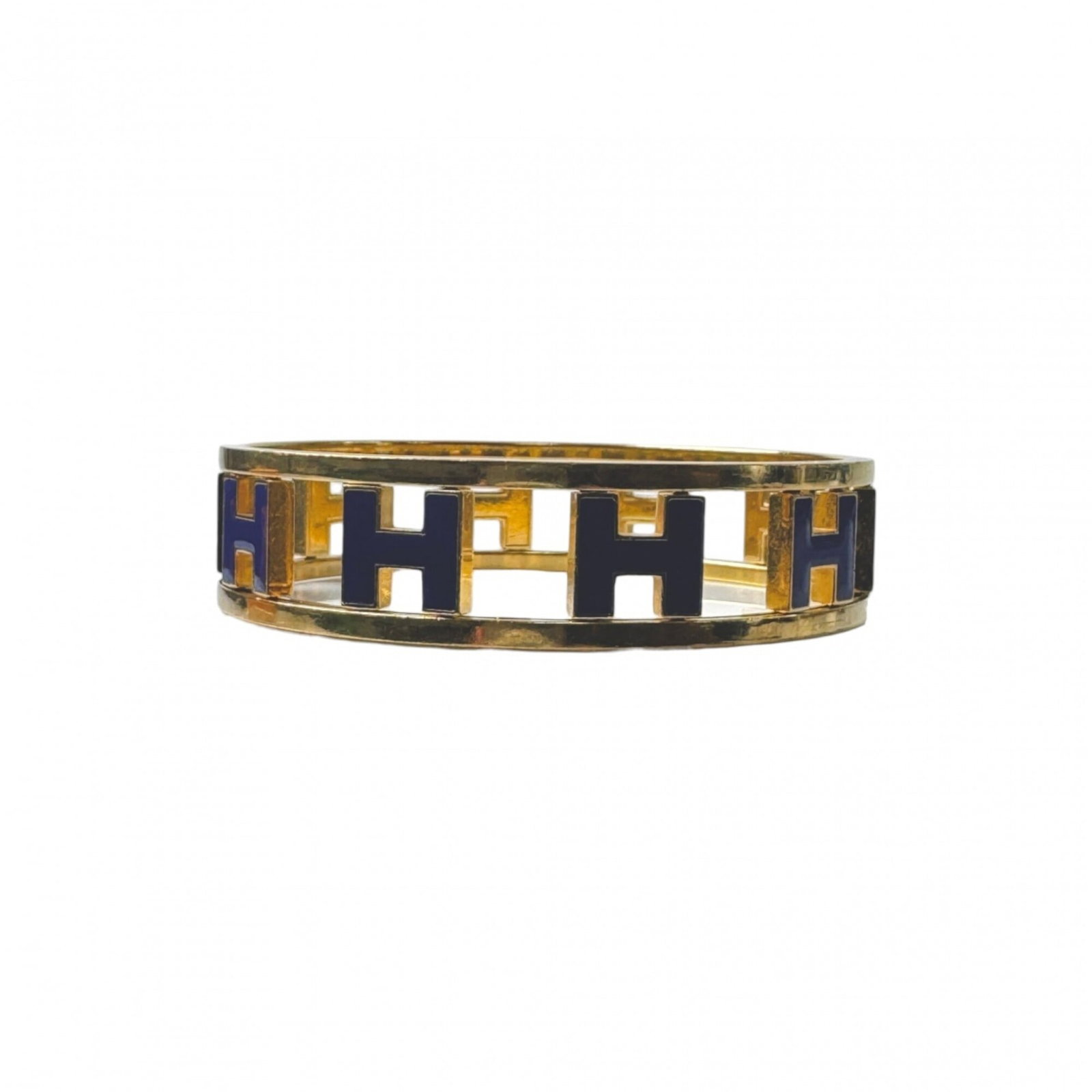 Hermes Bangle Enamel Gold Plating - 7