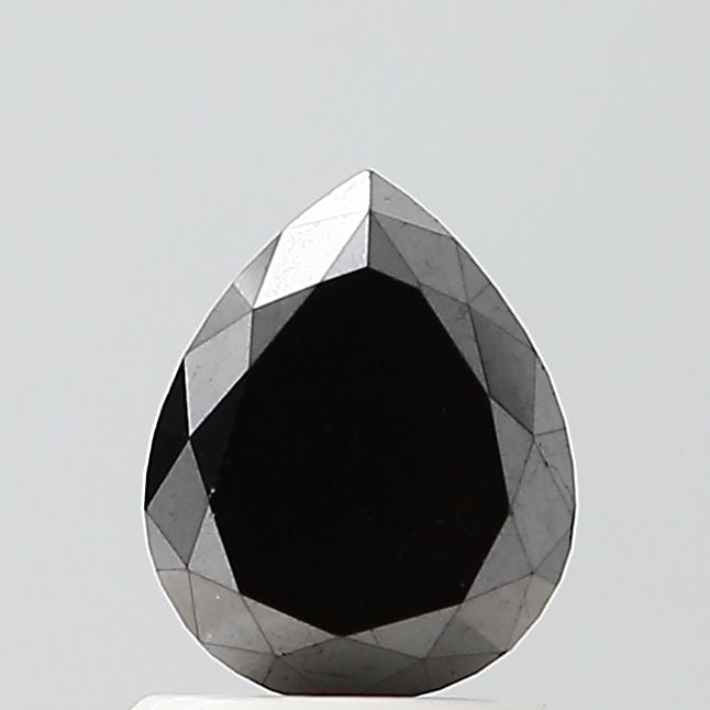 Pear 1.09ct Black VVS2 - Loose Natural Diamond: Pear 1.09ct Black VVS2 - Loose Natural Diamond The 1.09ct Black VVS2 diamond boasts exceptional clarity and polish, with its EX symmetry showcasing its precise cut. This natural Fancy diamond's