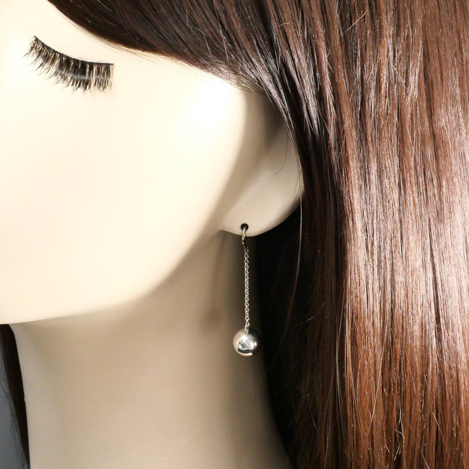 Silver Stud Earrings Tiffany - 5