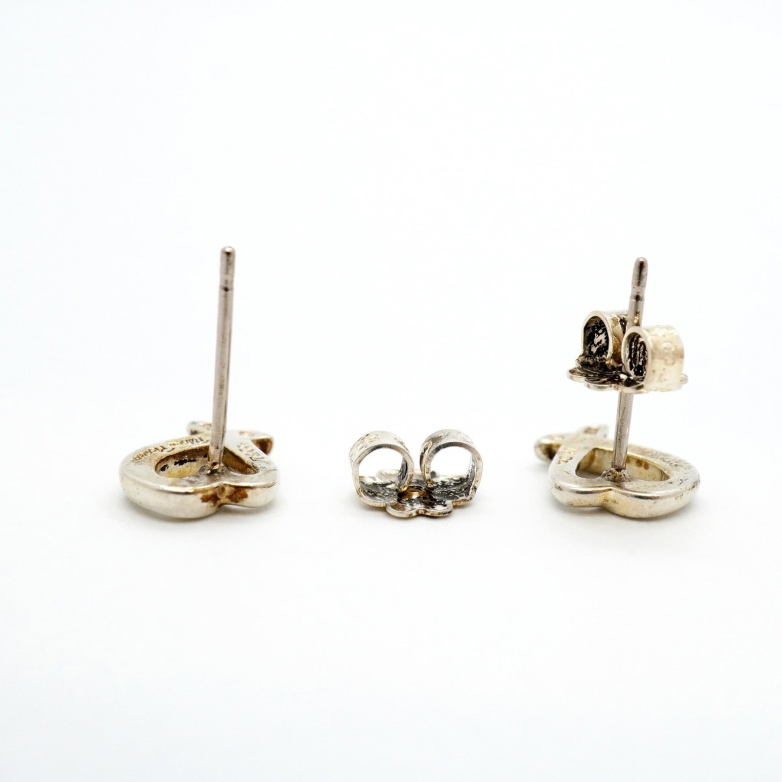 Silver Stud Earrings Tiffany - 3