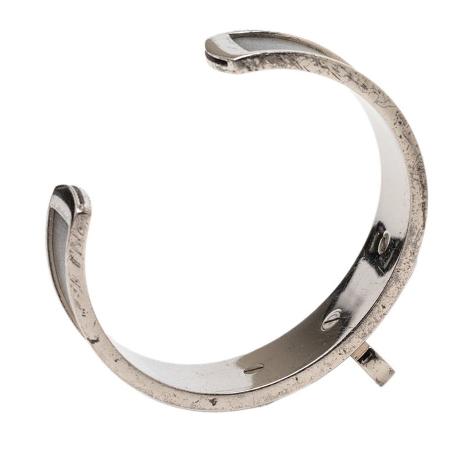 Hermes Bangle Leather Metal - 5