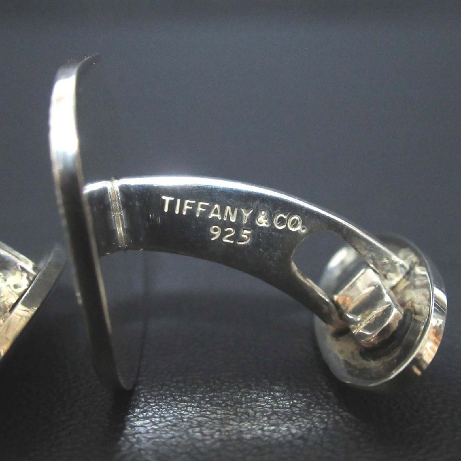 Silver Button Stud Tiffany 925 - 4