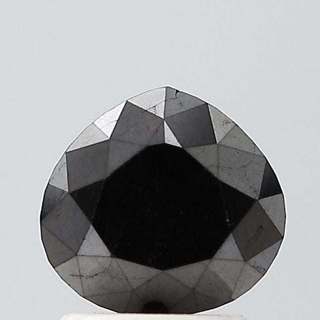 Heart 1.67ct Black VVS2 - Loose Natural Diamond: Heart 1.67ct Black VVS2 - Loose Natural Diamond 1.67ct black diamond with VVS2 clarity and EX polish, showcasing exceptional symmetry and luster in its natural state. This loose natural diamond