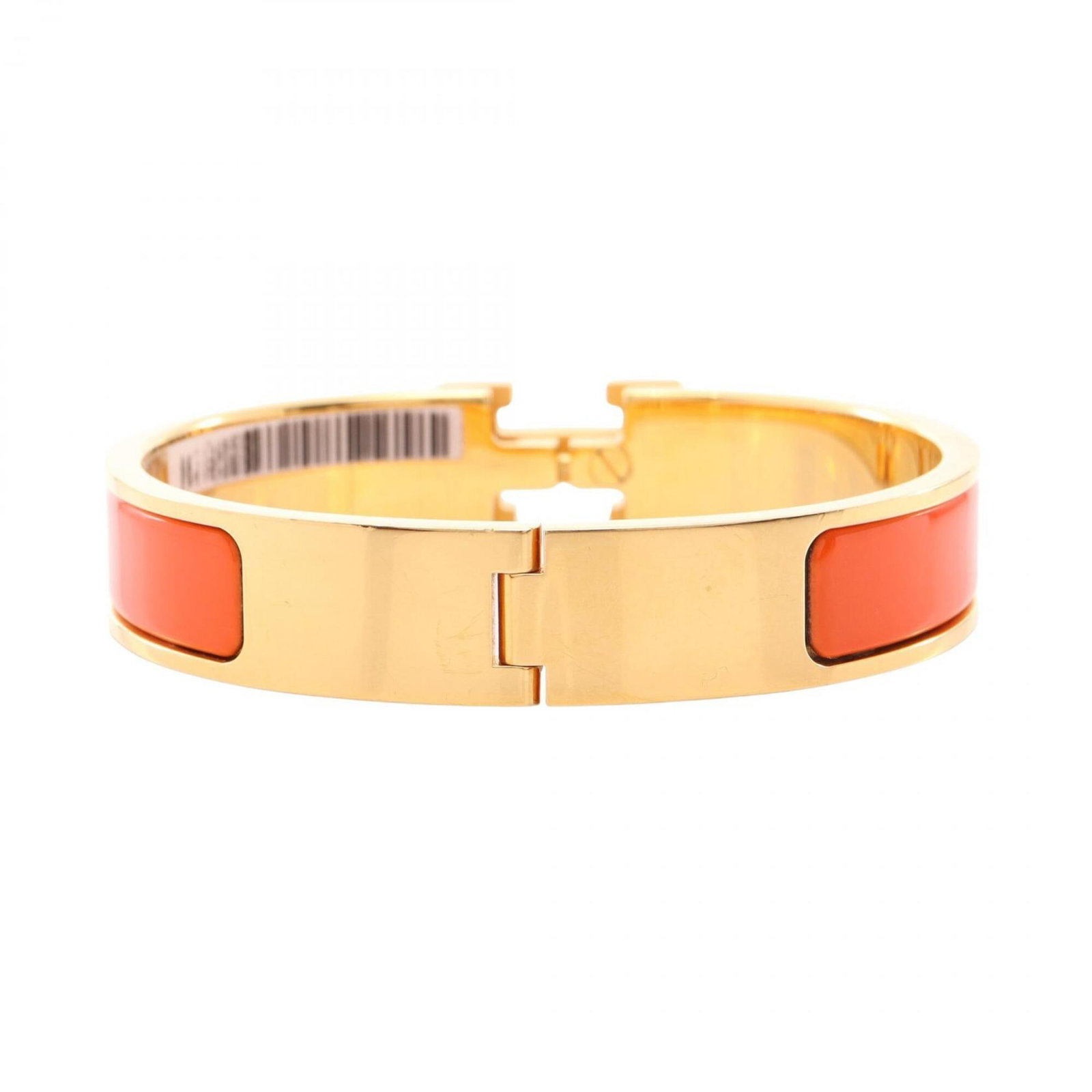 Hermes Bangle Enamel Gold Plating - 2