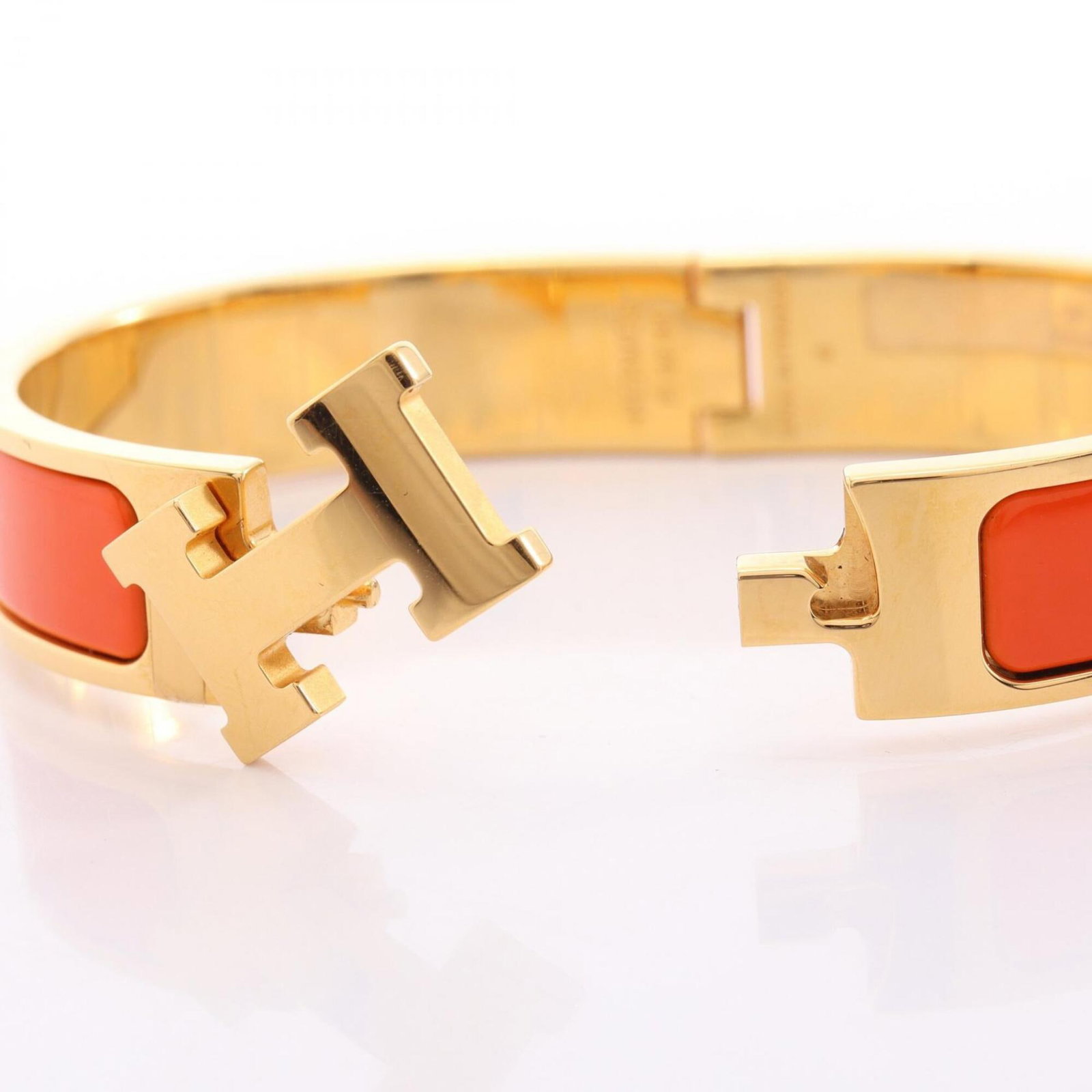 Hermes Bangle Enamel Gold Plating - 3