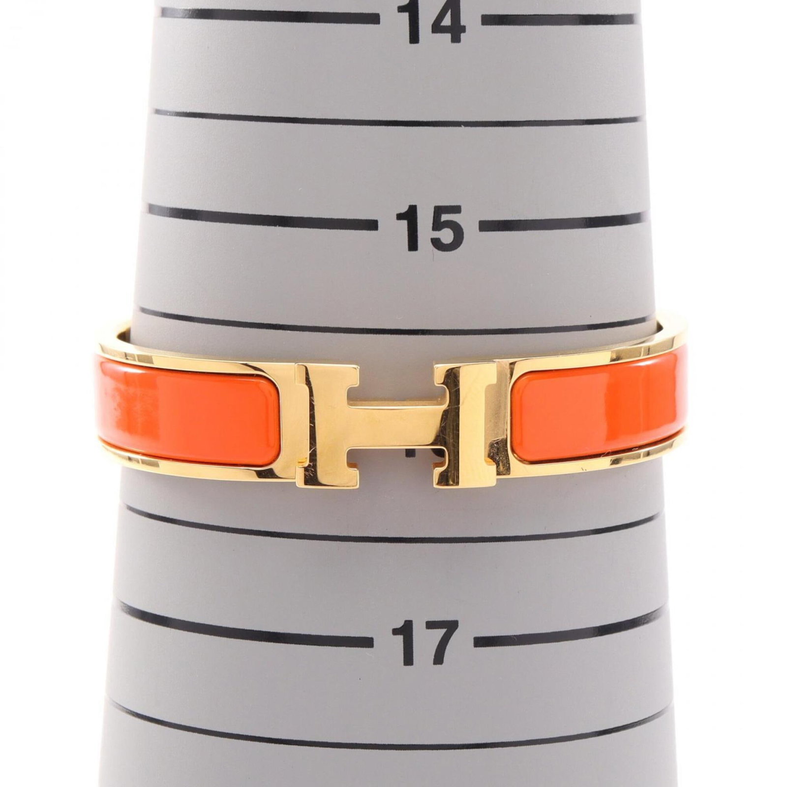 Hermes Bangle Enamel Gold Plating - 5
