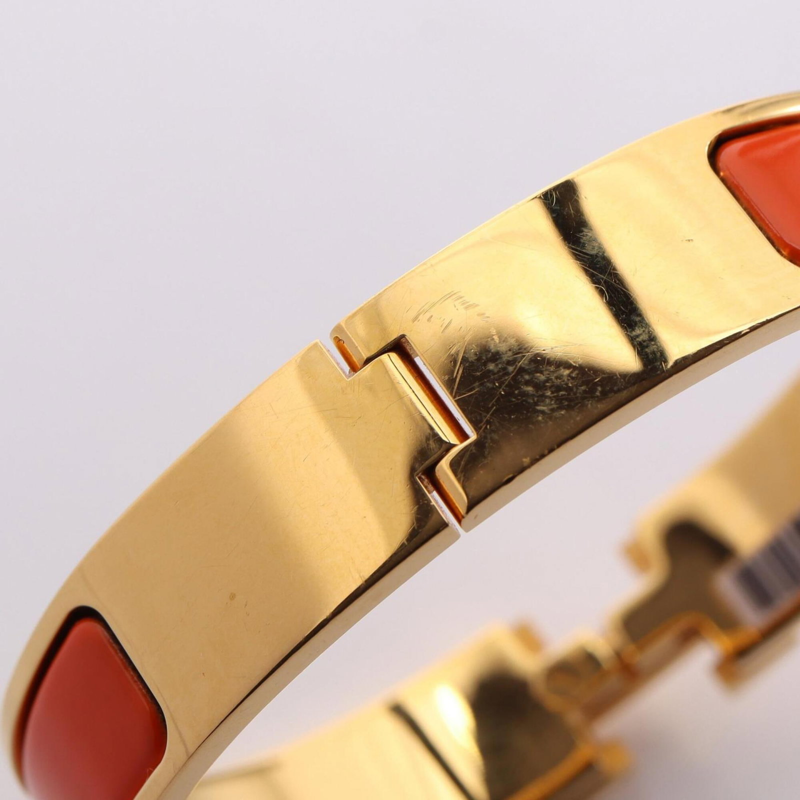 Hermes Bangle Enamel Gold Plating - 6