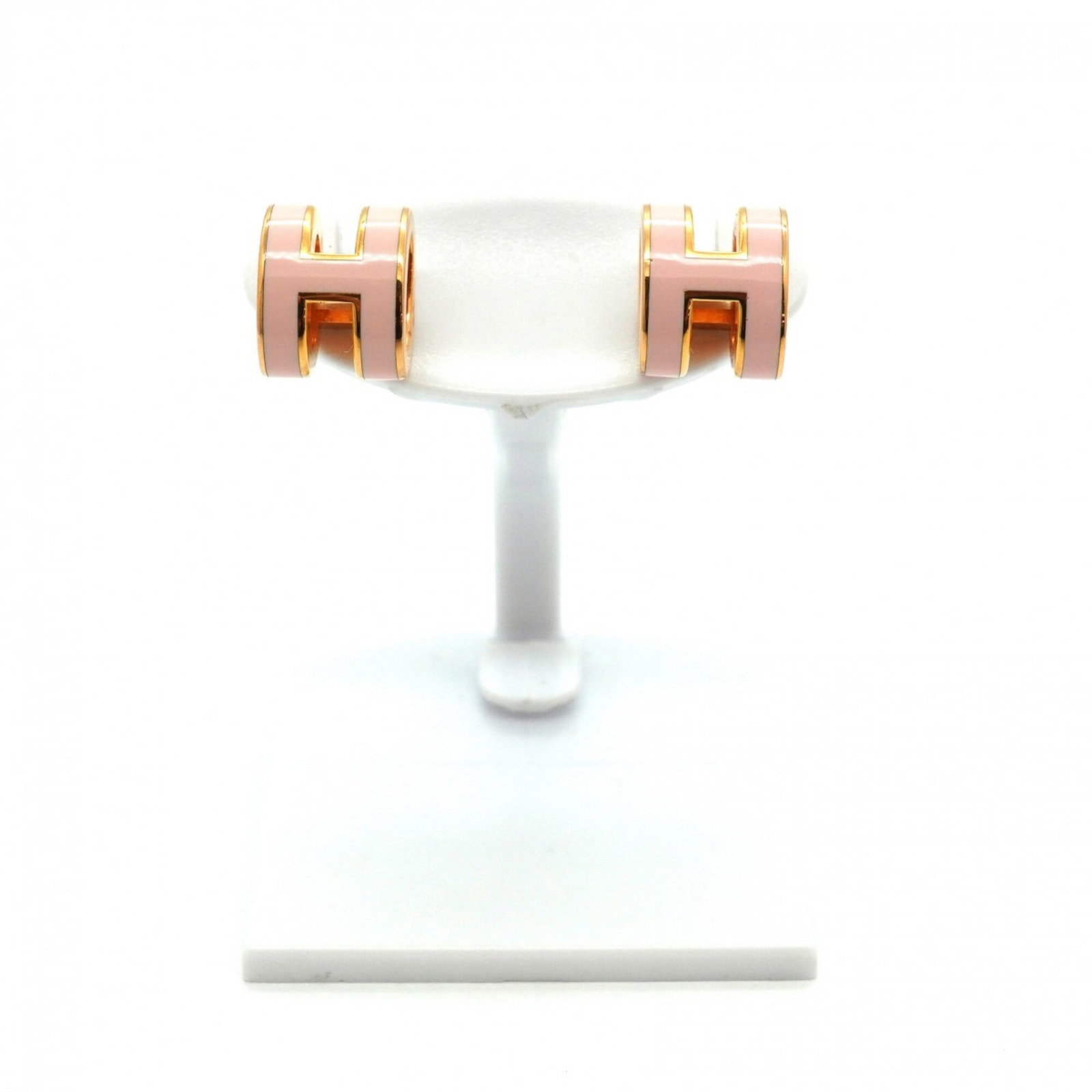 Hermes Stud Earrings Gold Plating - 2