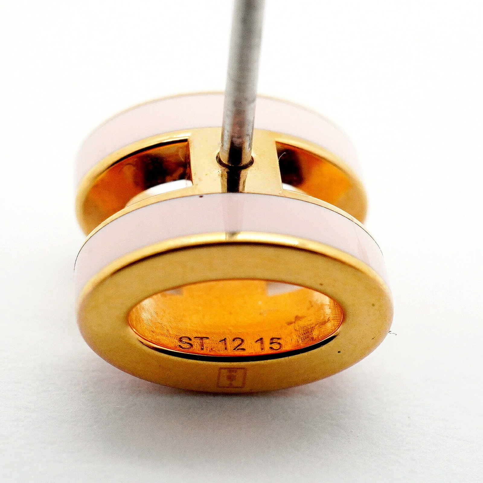 Hermes Stud Earrings Gold Plating - 5