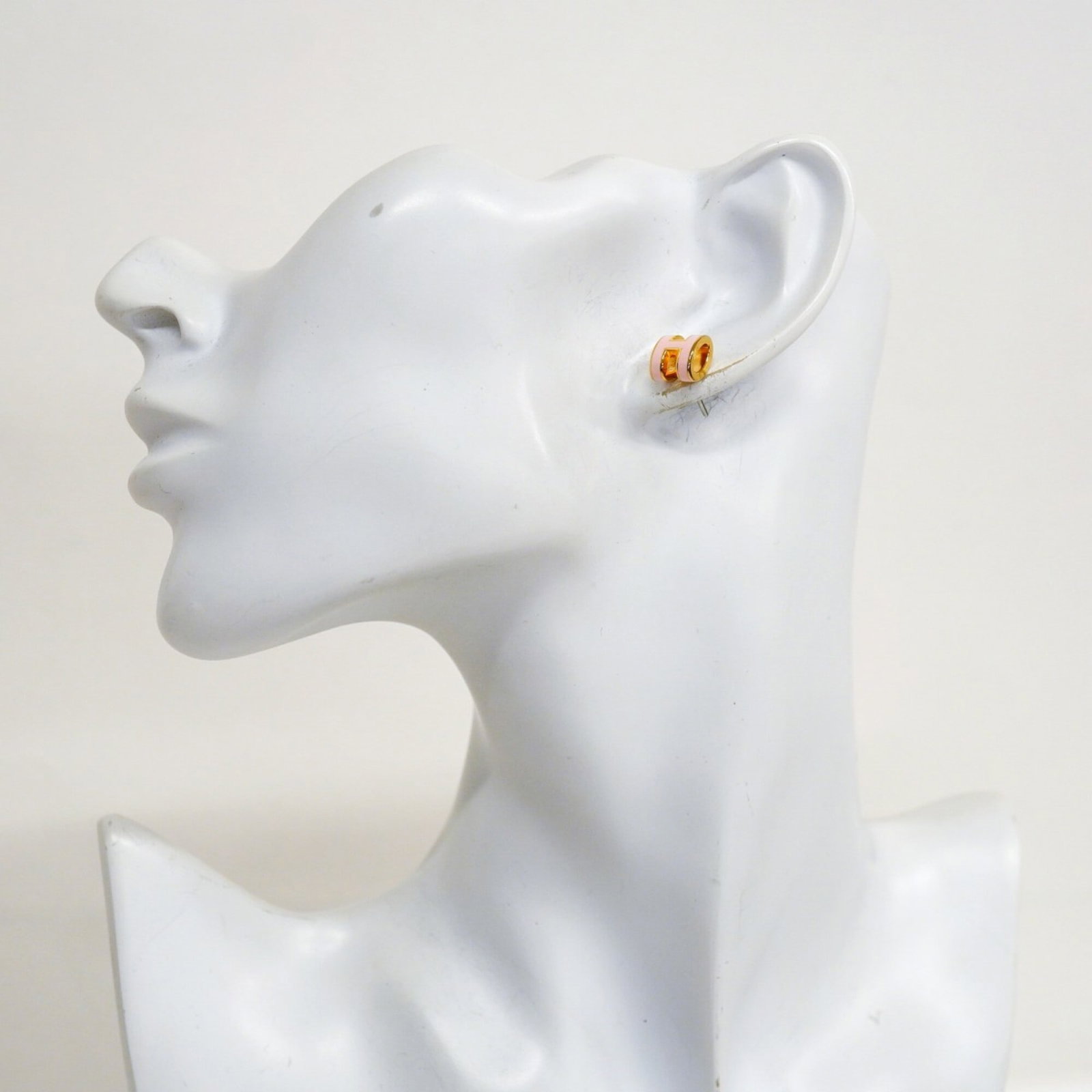 Hermes Stud Earrings Gold Plating - 6