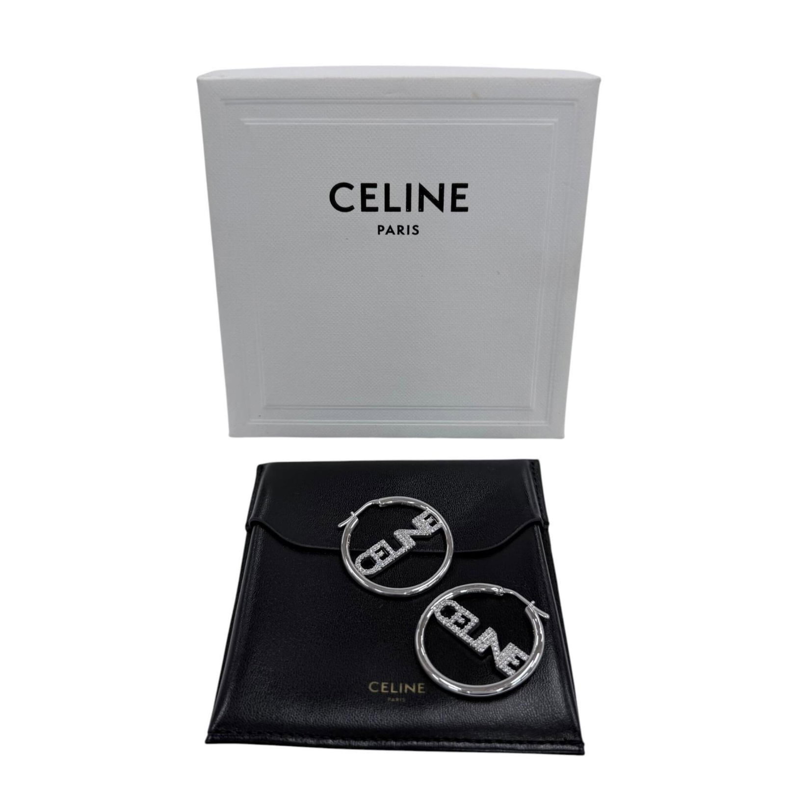 Celine Stud Earrings Rhinestone - 2