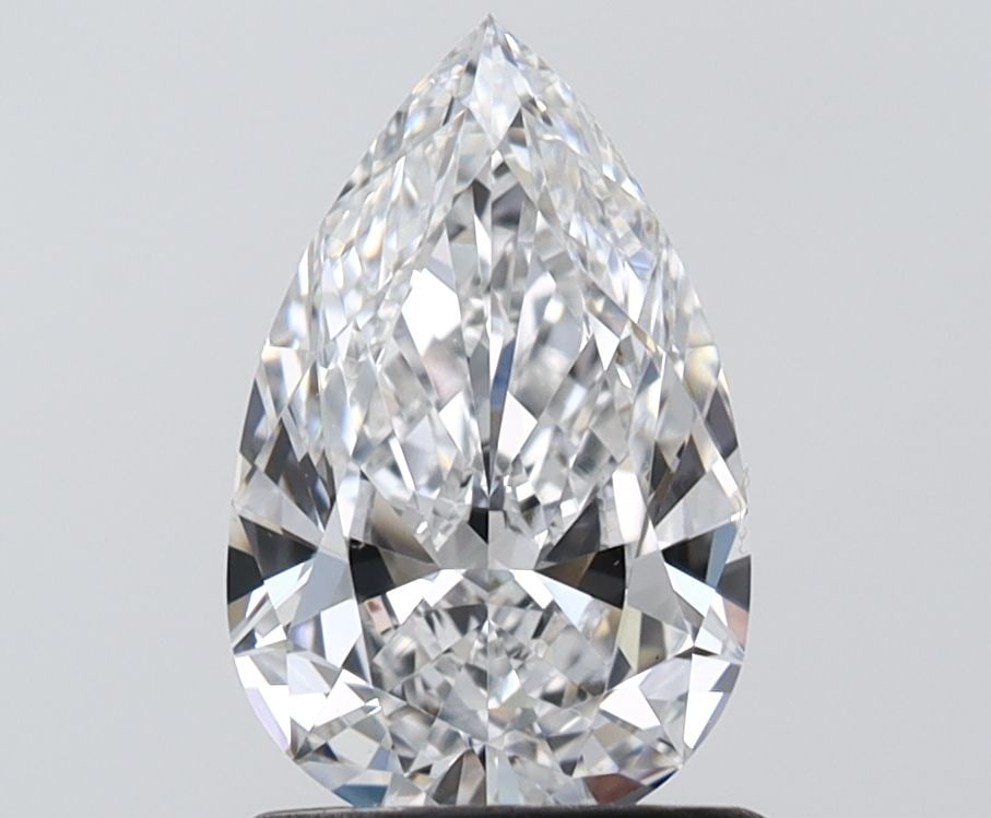 GIA Pear 1.01ct E VVS2 - Loose Natural Diamond: GIA Pear 1.01ct E VVS2 - Loose Natural Diamond GIA-certified, this stunning 1.01ct pear-shaped diamond boasts exceptional clarity with a VVS2 grade and vibrant color, rated E. Its EX polish and