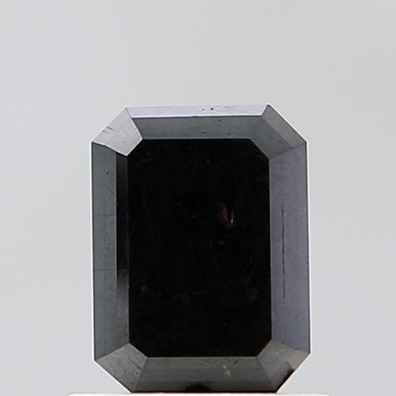 Emerald 1.09ct Black VVS2 - Loose Natural Diamond: Emerald 1.09ct Black VVS2 - Loose Natural Diamond 1.09ct Black VVS2 - Loose Natural Diamond with EX polish and symmetry, showcasing exceptional clarity and luster in its rare black color. This natural