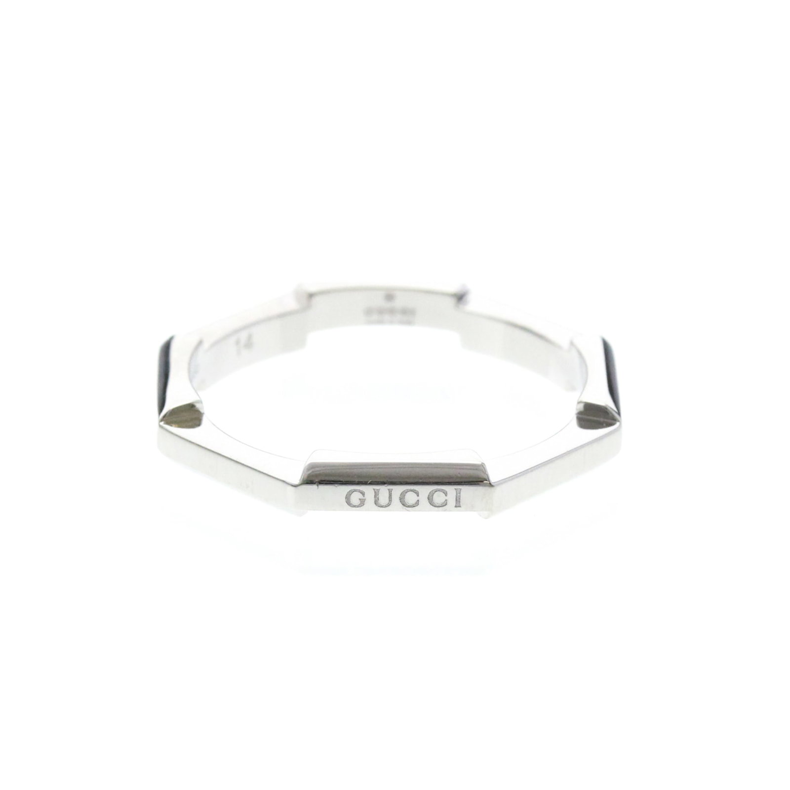 Gucci platinum band ring (1 of 10)