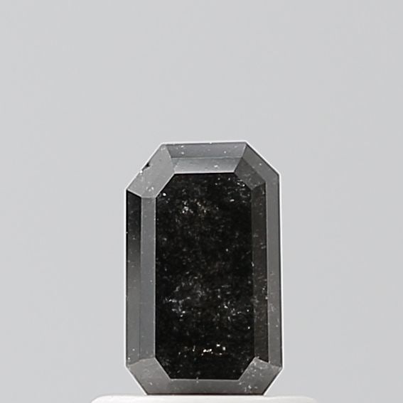 Emerald 0.66ct Salt And Pepper VVS2 - Loose Natural Diamond: Emerald 0.66ct Salt And Pepper VVS2 - Loose Natural Diamond 0.66ct Salt And Pepper VVS2 - Loose Natural Diamond, featuring a unique salt and pepper pattern with excellent clarity and polish, making