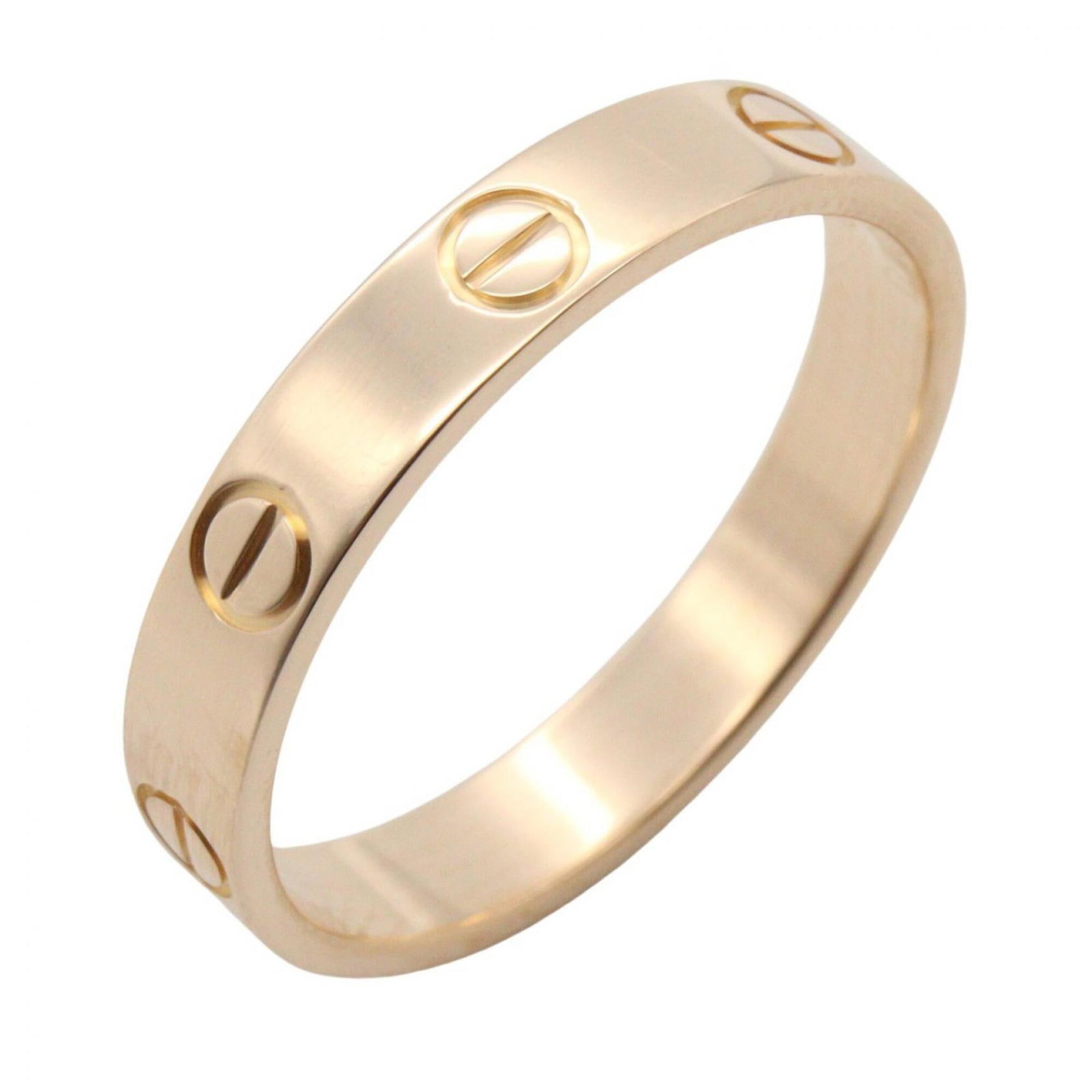 Pink Gold Cartier Ring Band: Pink Gold Cartier Ring Band Pink Gold Cartier Ring Band, featuring 18K pink gold material and a US size 7.5 fit, adds a touch of elegance to any outfit with its classic design. This band ring from ren